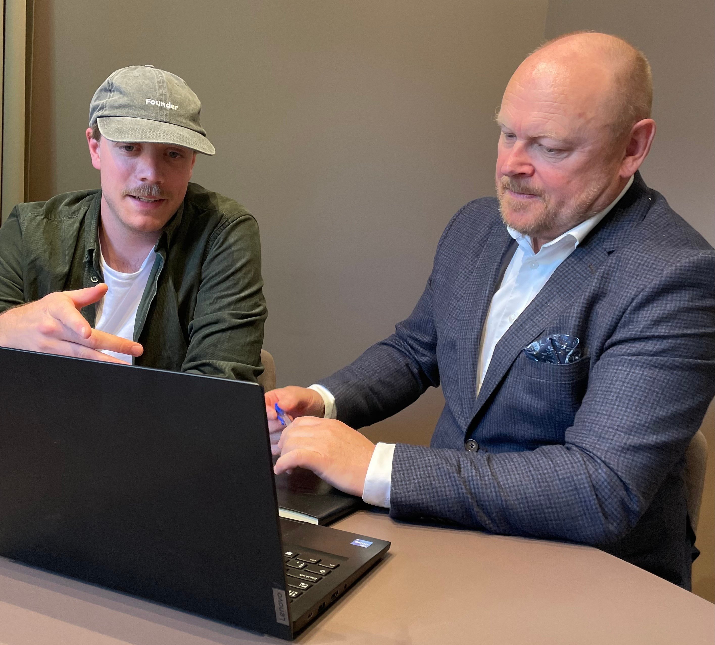 NORMI Simon og Vemund Nilsen i Bern and Partners