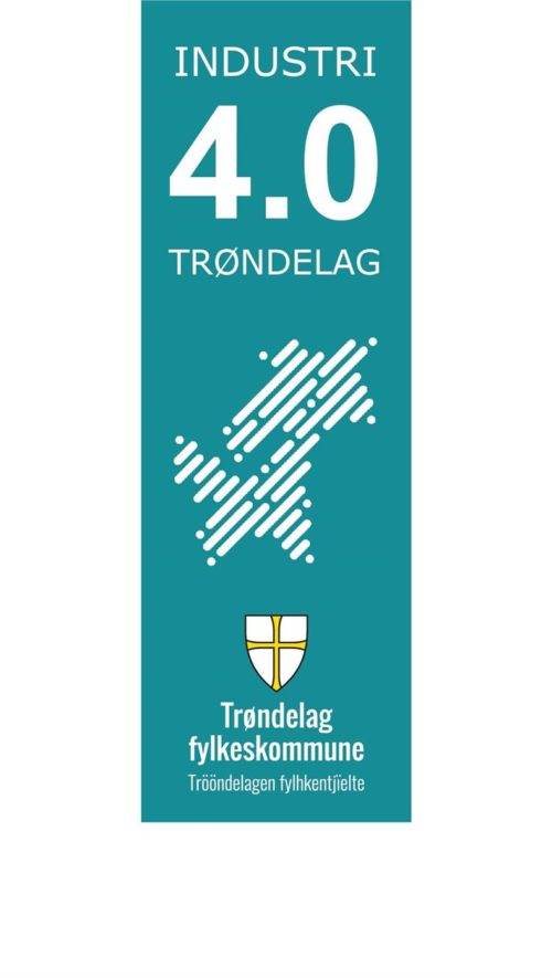 Logo det står Industri 4.0 Trøndelag på