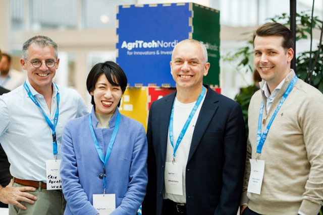 AgriTech Nordic Erik Pekkeriet Miho Tanaka Håvard Belbo og Daniel Reime – middels