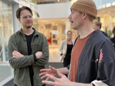 Simon Sætre Borchgrevink i Normi og Marcus Nickelsen i 6AM